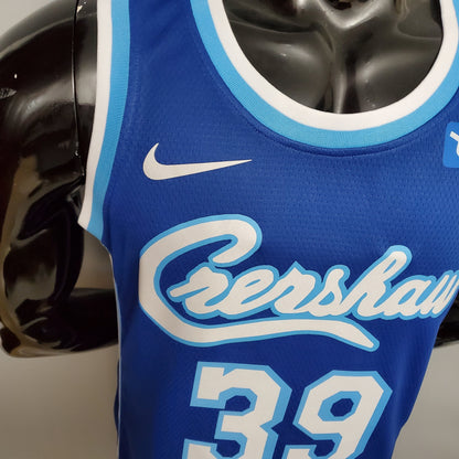 Camisa NBA Lakers #39 Howard Crershaw Blue - 23/24