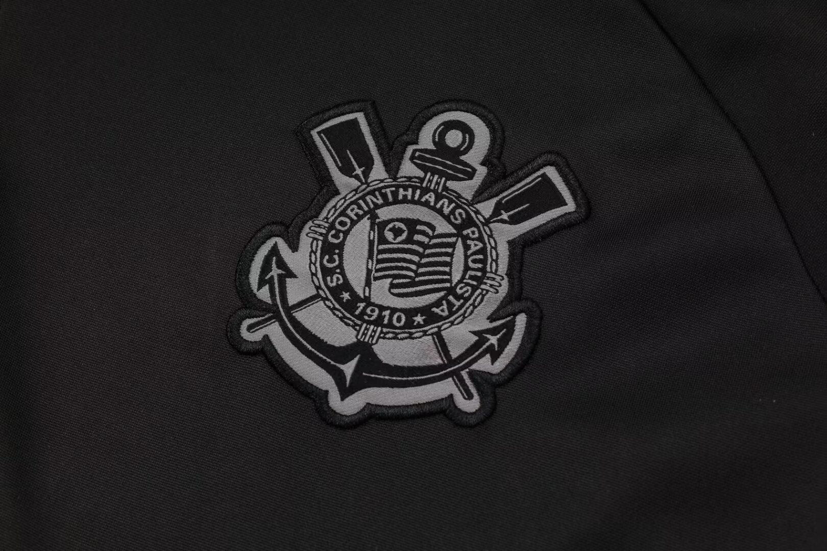 Conjunto Inverno Corinthians - Preto