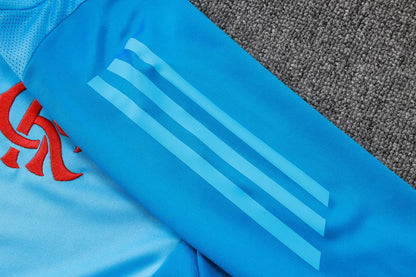 Conjunto Inverno do Flamengo Adidas - Azul Claro
