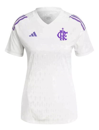 Camisa Feminina Flamengo Goleiro 23/24 Adidas - Branca