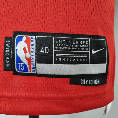 Camisa NBA Chicago Bulls #8 Lavine - 75° Aniversário Red