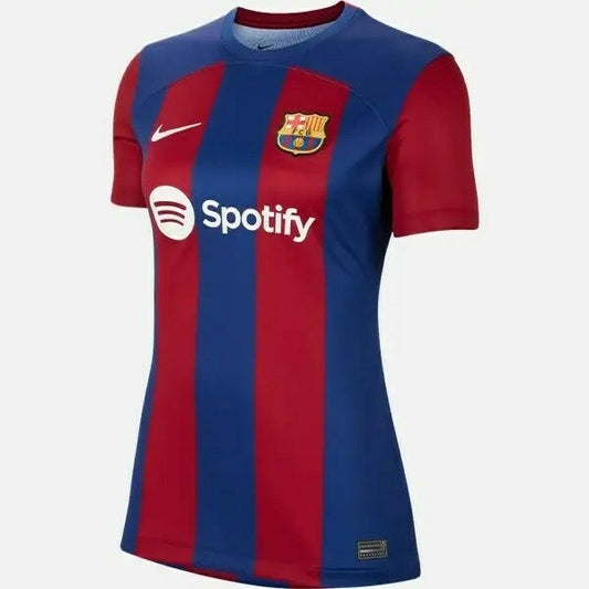 Camisa Feminina Barcelona I 23/24 Nike - Grená